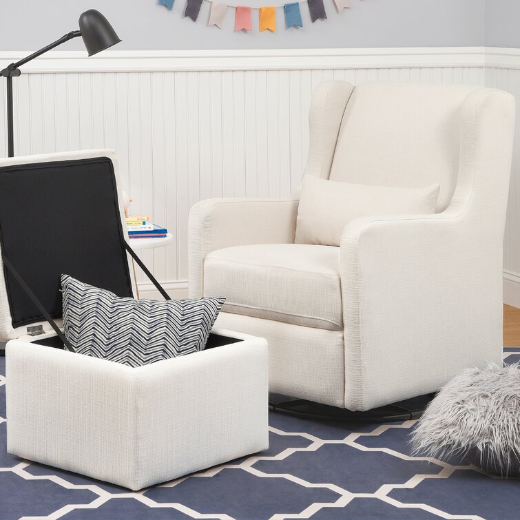 Adrian Swivel Glider and Ottoman